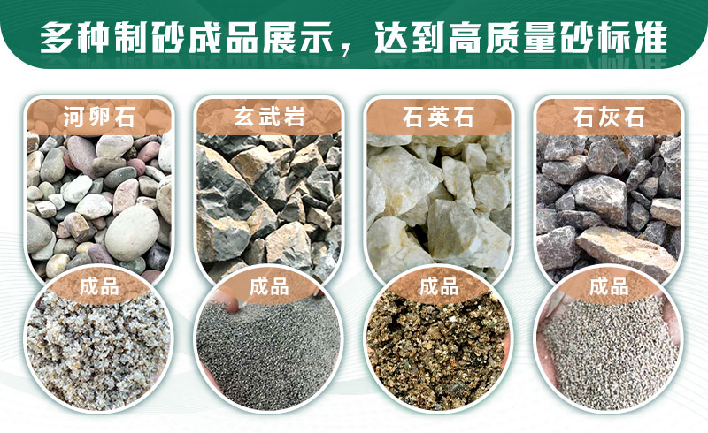 什么樣的石頭適合制砂？制沙生產(chǎn)線如何配置？